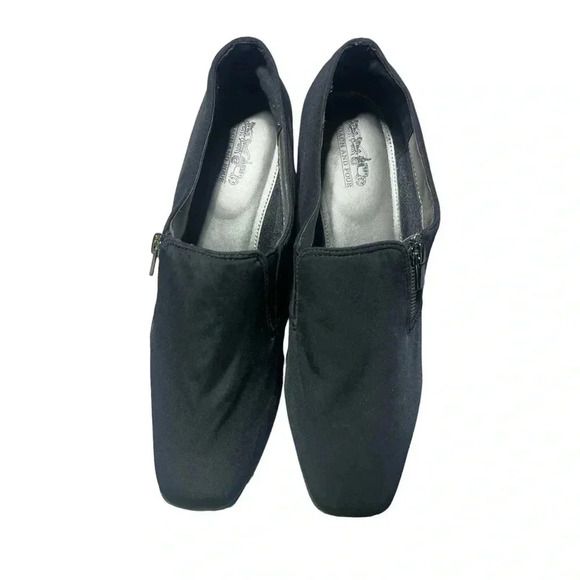 Coach and Four Black Ankle Slip On Booties - Picture 2 of 7
